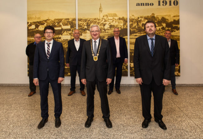 CSU Fraktion mit Bürgermeister